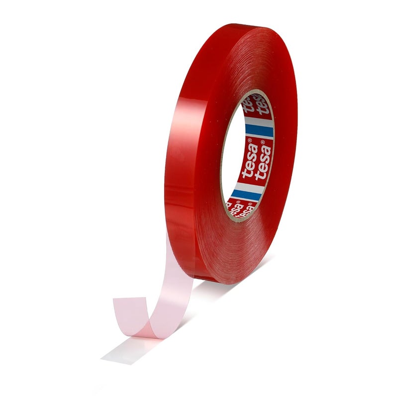 Tesa 4965 Original Double-Sided PET Film Tape, Transparent, .5 in x 36 yd, 1 Roll - Image 1